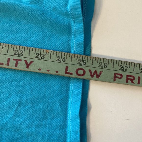 Life is good Womens xl Crusher Tee Teal Sun Offroad Scoop Neck T Shirt - Picture 4 of 7